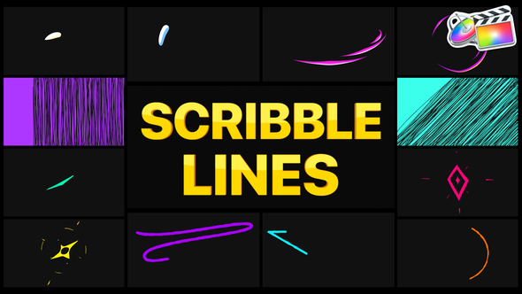 Scribble Lines | FCPX alt