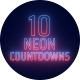 Neon Countdowns - VideoHive Item for Sale