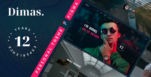 Dimas - Personal CV/Resume Figma Template