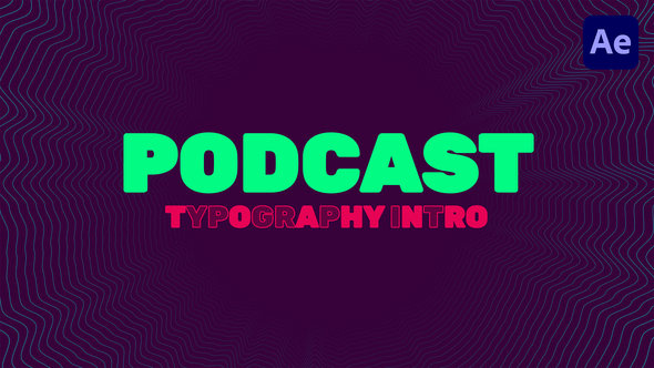 Podcast Typography Intro alt