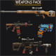 Stylized Weapon Pack - 3DOcean Item for Sale