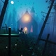 Old Cemetery at night 02 HD - VideoHive Item for Sale