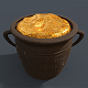 Pot of Gold - Realistic 3D Lowpoly Model - 3DOcean Item for Sale
