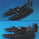 Futuristic Military Airboat - 3DOcean Item for Sale