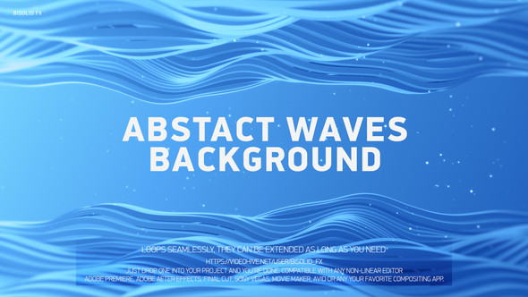 Abstact Waves Background Loopable