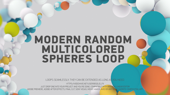 Modern Random Multicolored Spheres Loop