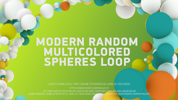 Modern Random Multicolored Spheres Loop