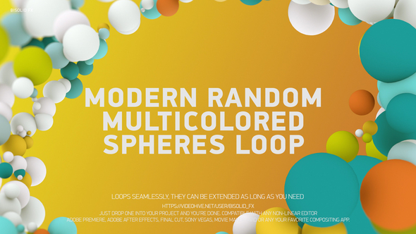 Modern Random Multicolored Spheres Loop