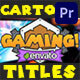Cartoon Game Titles And Lower Thirds - VideoHive Item for Sale