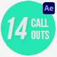 Modern Call Outs | After Effects - VideoHive Item for Sale
