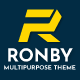 Ronby | 6 Niche Business Multi-Purpose WordPress Theme - ThemeForest Item for Sale