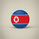 North Korea Badge - 3DOcean Item for Sale