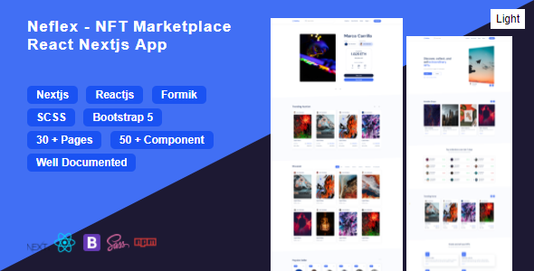 Neflex - NFT Marketplace Nextjs App