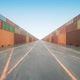Endless Stacks of Cargo Shipping Containers Under Blue Sky - VideoHive Item for Sale