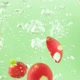 red radish falling down into the water - VideoHive Item for Sale