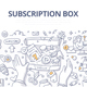 Subscription Box Doodle Banner - GraphicRiver Item for Sale