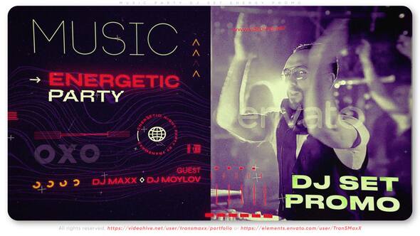 Music Party DJ Set Energy Promo