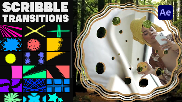 Scribble Transitions for After Effects alt