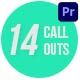 Modern Call Outs | Premiere Pro - VideoHive Item for Sale
