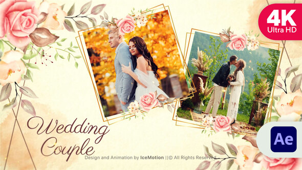 Wedding Invitation Slideshow 4K alt