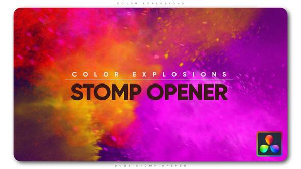 Color Explosions Stomp Opener