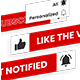Trendy Youtube Subscribe Button Pack for Premiere Pro - VideoHive Item for Sale