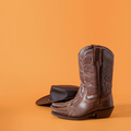 Boots and hat of texas wild west american cowboy as minimal creative concept - PhotoDune Item for Sale