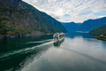 Cruise Ship, Cruise Liners On Sognefjord or Sognefjorden, Flam Norway - PhotoDune Item for Sale
