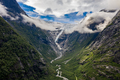 Beautiful Nature Norway natural landscape. Glacier Kjenndalsbreen. - PhotoDune Item for Sale