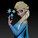 Elsa - Frozen 3D print model - 3DOcean Item for Sale