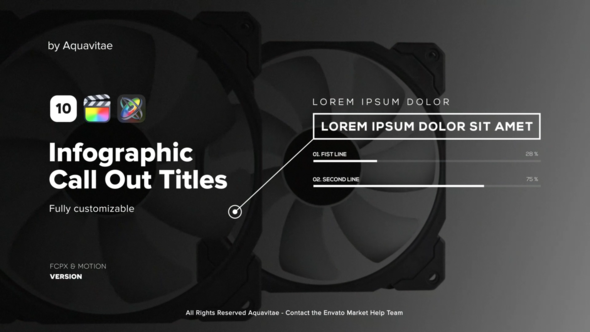 Infographic Call Out Titles for Motion & FCPX alt