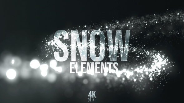 Christmas Snow Elements