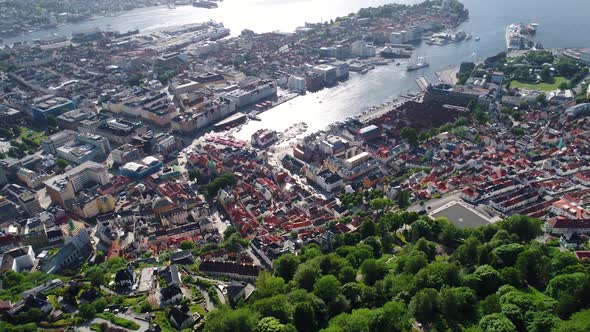 Bergen Is a City and Municipality in Hordaland on the West Coast of Norway