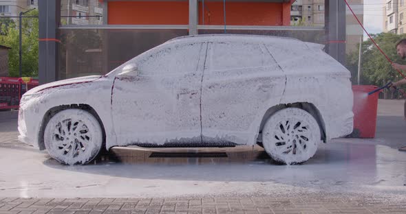 Cleaning the Machine with Active Foam