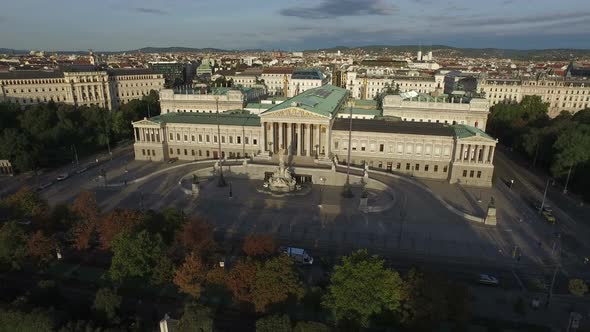 Aerial of the Parliament Building 