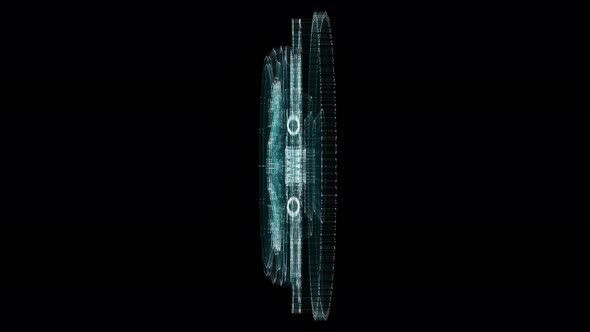 Car Clutch Disc Hologram