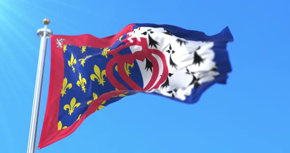 Pays De La Loire Flag, France