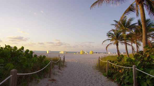 Changing huts on the beach