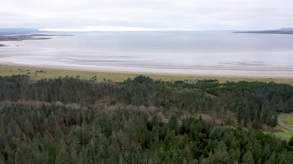 Aerial View of Murvagh in County Donegal Ireland