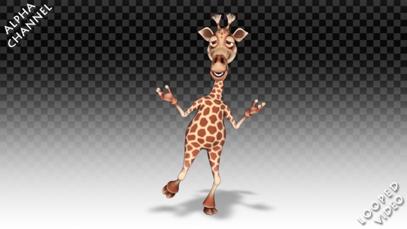 3D Giraffe - Jump Dance