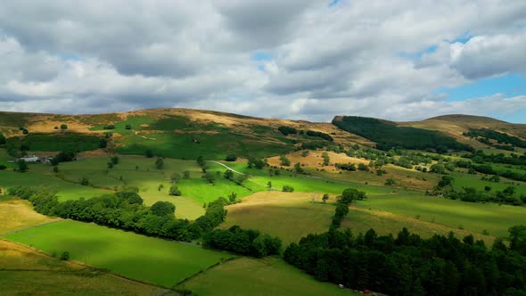 Peak District National Park  Aerial View  Travel Photography