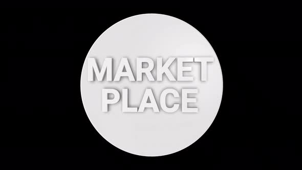 Marketplace Nft Rotating Looping 4K