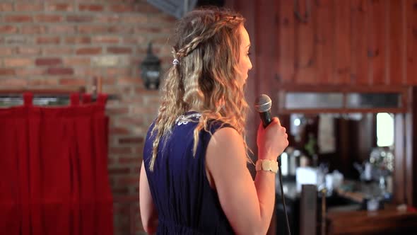 Woman Sharing Thought and Ideas with Audience