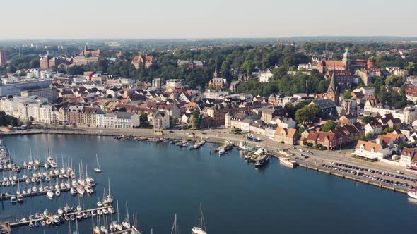 Aerial View of Flensburg