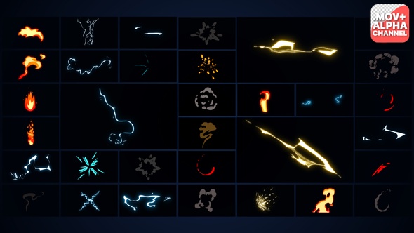 Flash FX Elements Pack | Motion Graphics alt