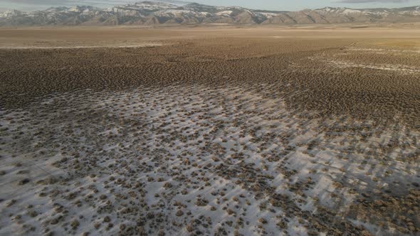 Natural Volcanic Thermal Hot Springs on Desert