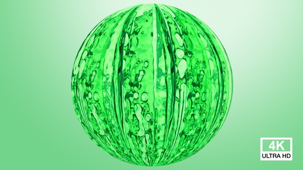 Green Water Splash Sphere alt