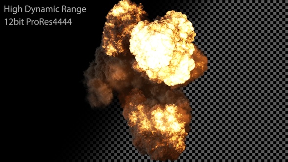 Huge Explosion from Top 4K