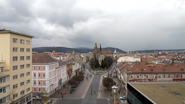 View of the city of Kosice in Slovakia