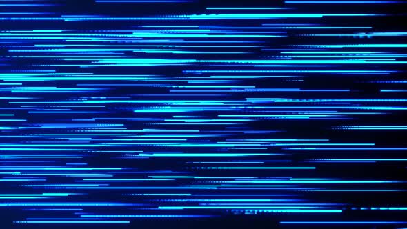  Abstract directional Optical fiber neon Blue lines.